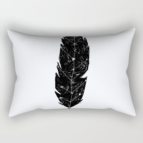 Constellation Feather Rectangular Pillow