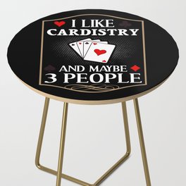 Cardistry Deck Card Flourish Trick Playing Cards Side Table