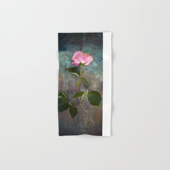 Single Wilted Rose Hand & Bath Towel