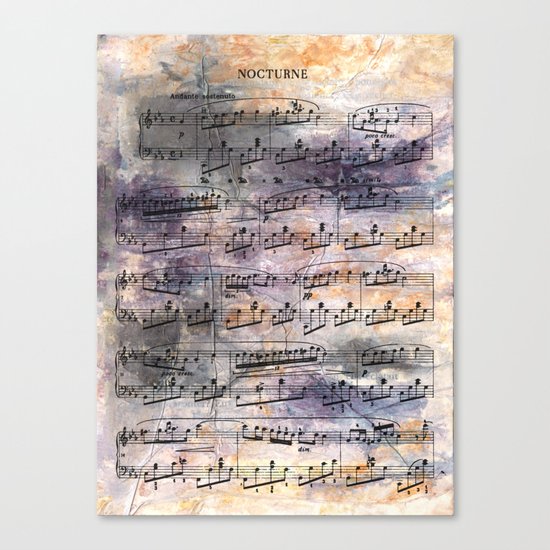 Chopin - Nocturne Canvas Print