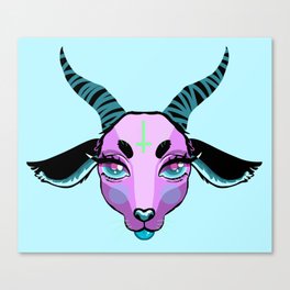 Pastel Goat Canvas Print