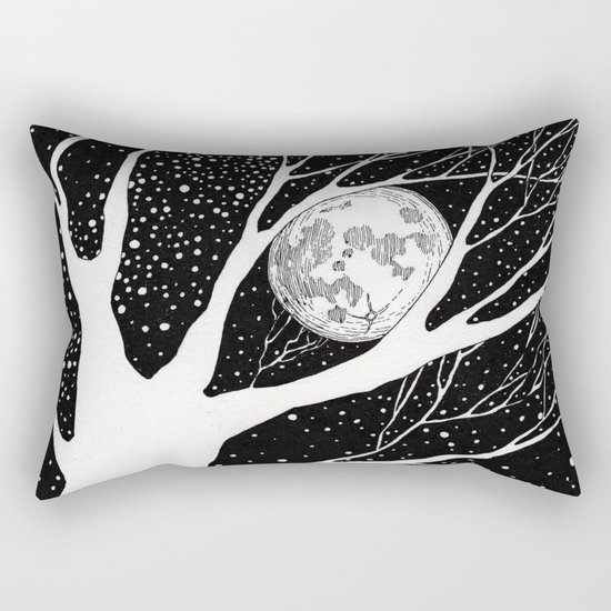 moonlight shadow Rectangular Pillow