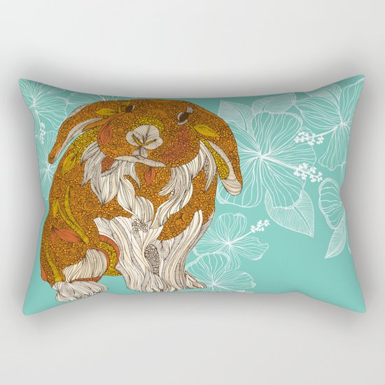 Hello little bunny Rectangular Pillow