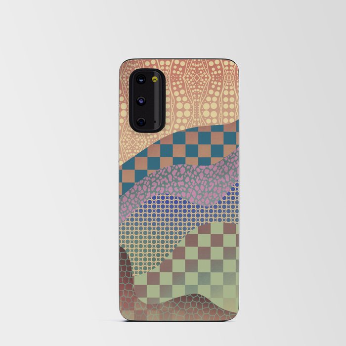 Aboriginal pattern flow collage Android Card Case