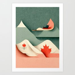 Oh Canada Art Print