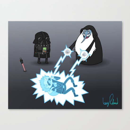 Adventure Wars (Coloured) Canvas Print