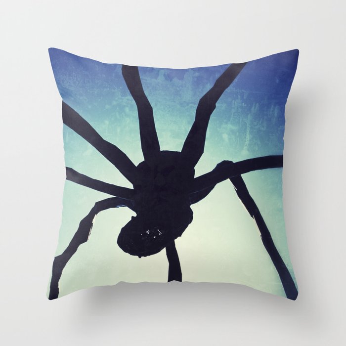 Giant Spider Throw Pillow