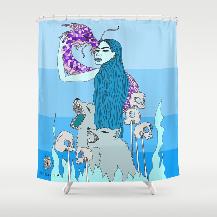 Cold Witch Shower Curtain By Svilla Society6 Cold Witch Shower Curtain
