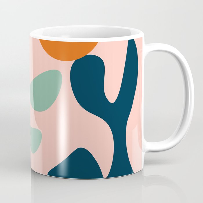 8 Abstract Shapes 211213 Minimal Art  Coffee Mug