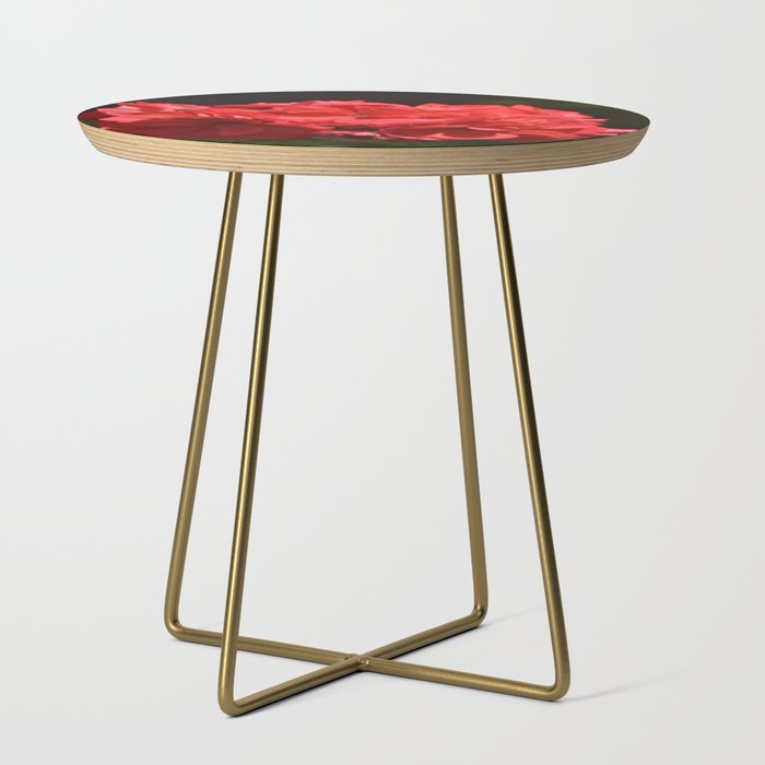 Red flower  Side Table