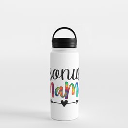 Bonus Mom Mothers Day Gifts for Bonus Mama Tie Dye Step Mom Water Bottle