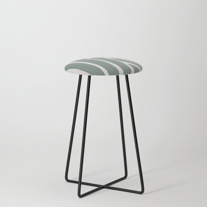 Abstract Stripes LXV Counter Stool
