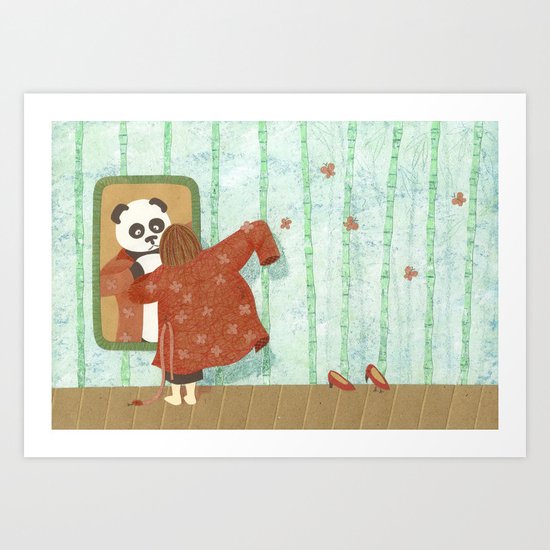 Bamboo (Bambouseraie) Art Print