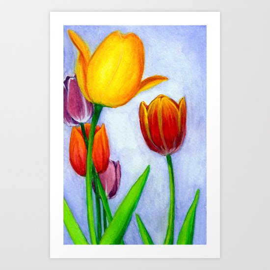 Tulips Art Print