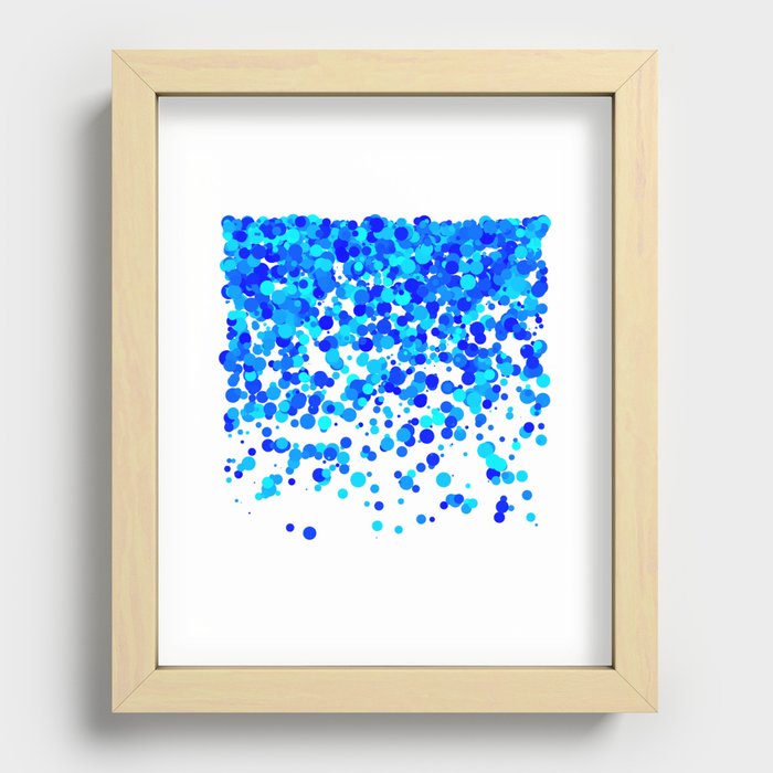 #800 bubbles Recessed Framed Print