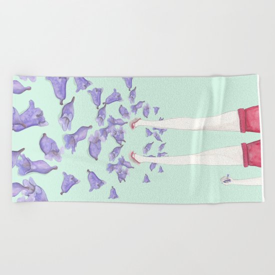 JACARANDAS Beach Towel