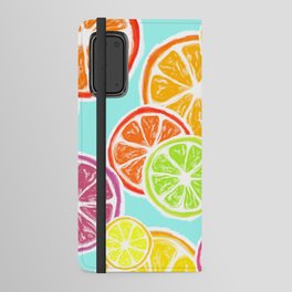 citrus pattern Android Wallet Case