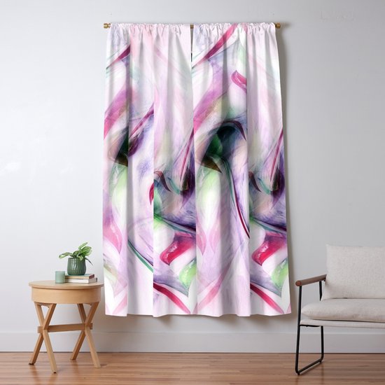 Candy Cane Abstract Blackout Curtain By Sexyeyes69 Society6