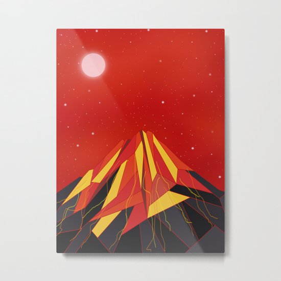 VOLCANO Metal Print