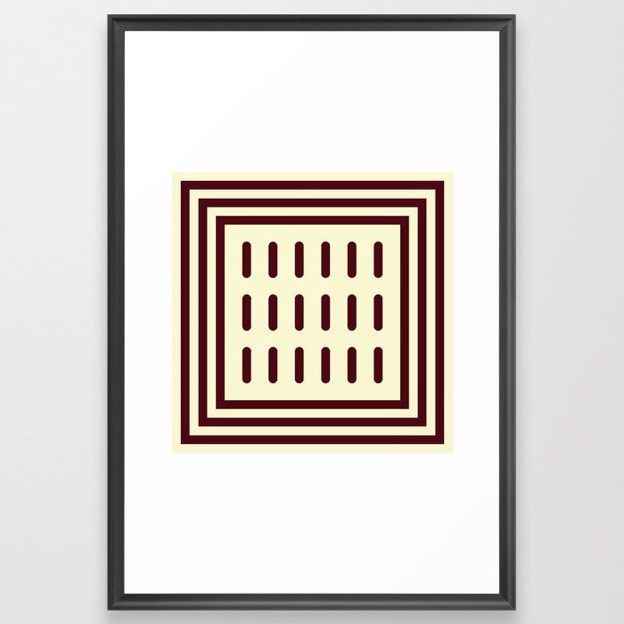 Pattern B Framed Art Print