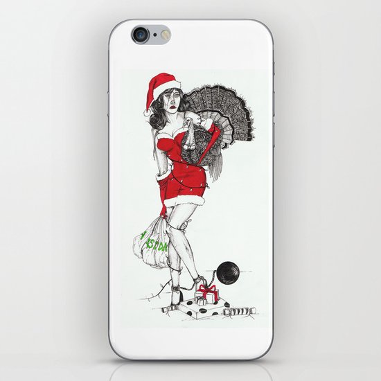Tangled up in Christmas iPhone & iPod Skin
