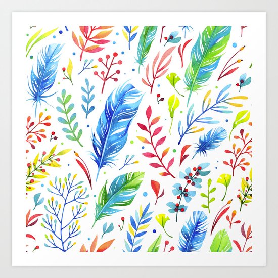 Plumas 2 Art Print