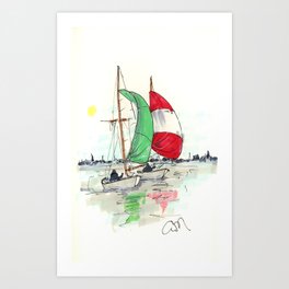 Light Breeze Art Print