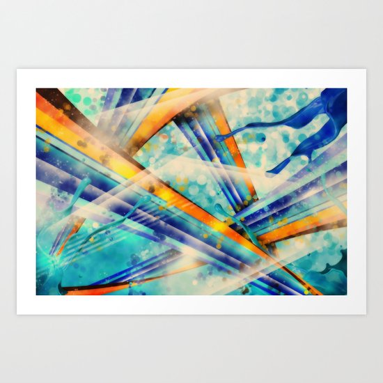 ABSTRACT - Vintage Version Art Print