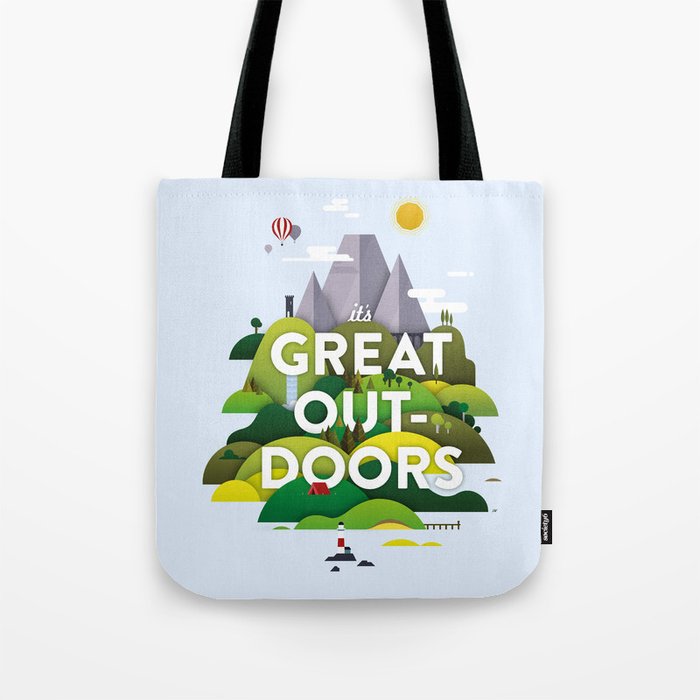 It's Great Outdoors Tote Bag