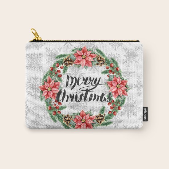Merry Christmas Carry-All Pouch