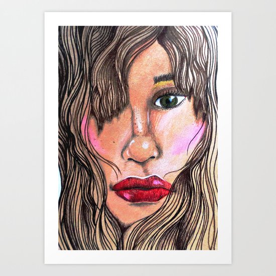 Tangled Art Print
