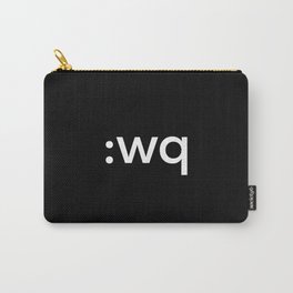 Quit The Vi Editor In The Terminal Carry-All Pouch | Unix, Linux, Commandline, Geek, Vim, Programmer, Wq, Developer, Graphicdesign, Nerd 