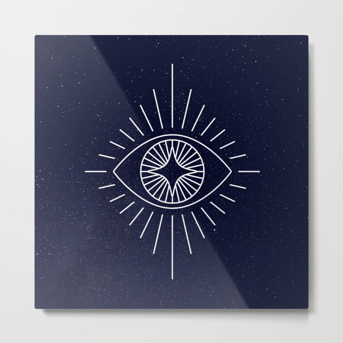 Cosmic Third Eye Metal Print