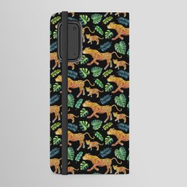 Jaguar and Cub pattern (tropical)  Android Wallet Case