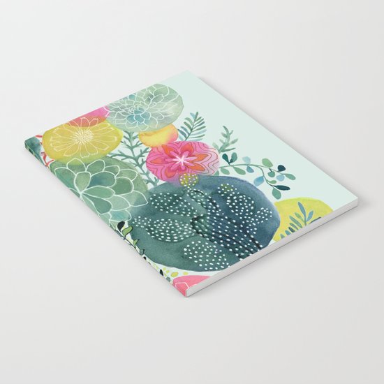 Succulent Circles Notebook