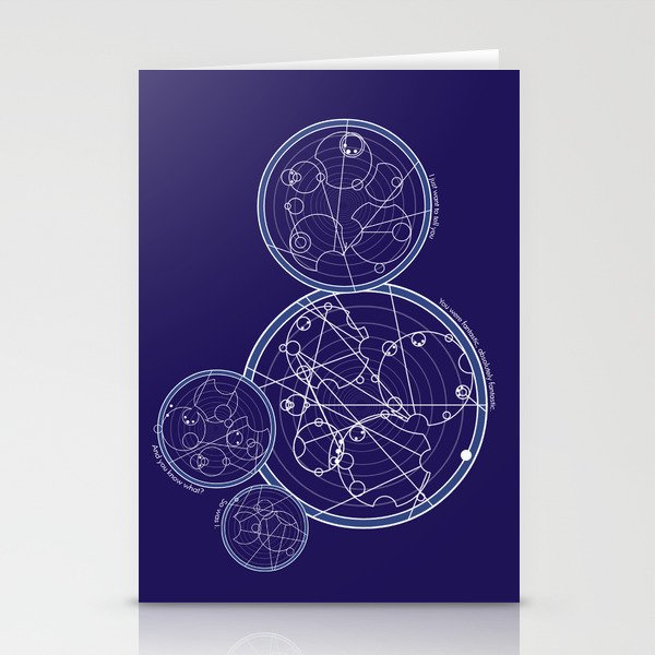 Doctor Who Gallifreyan - You Were Fantastic Stationery Cards
