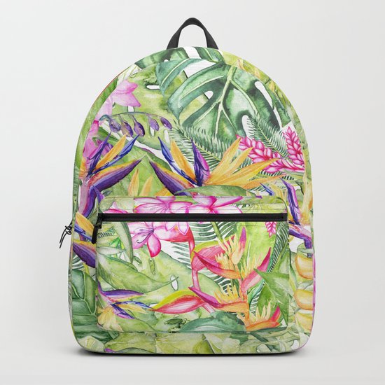 Tropical Garden 1A #society6 Backpack