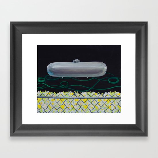 Greener Grass Framed Art Print