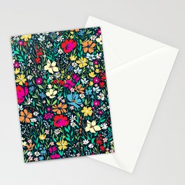 Summer floral print, colorful meadow Stationery Cards