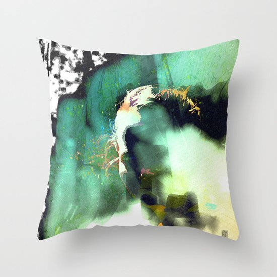 the model Throw Pillow