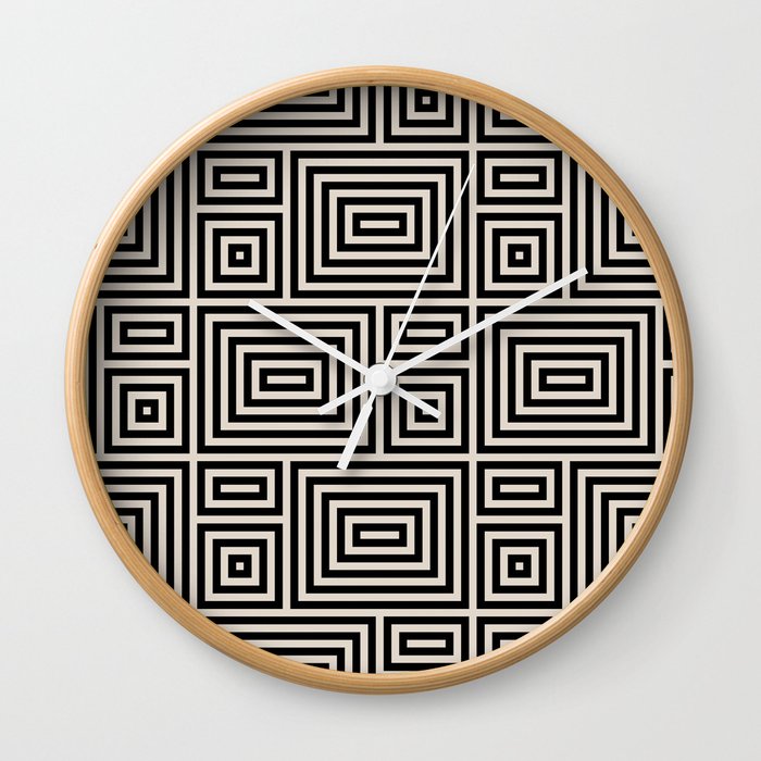 Op Art Geometric Pattern 624 Wall Clock
