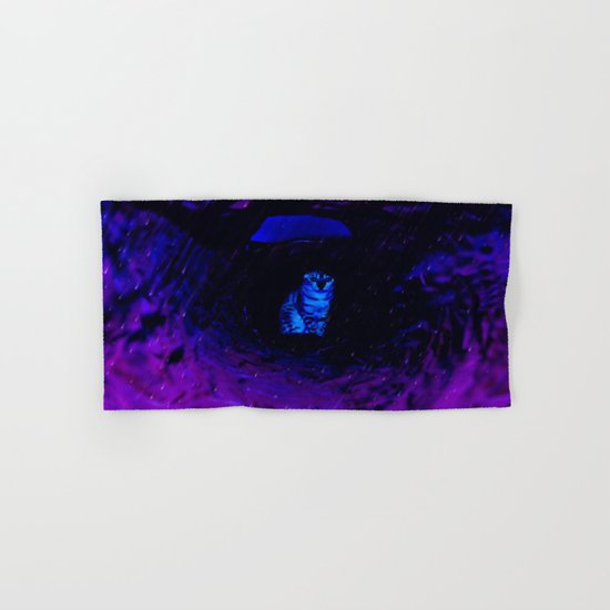 Century Of The Cat Tunnel Voyage Flare Hand & Bath Towel