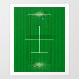 Wimbledon Tennis Championship  Art Print