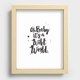 Oh Baby Recessed Framed Print