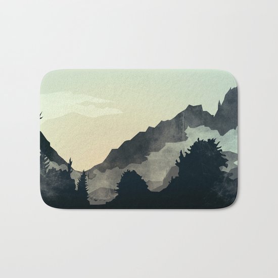 Misty Mountain Bath Mat