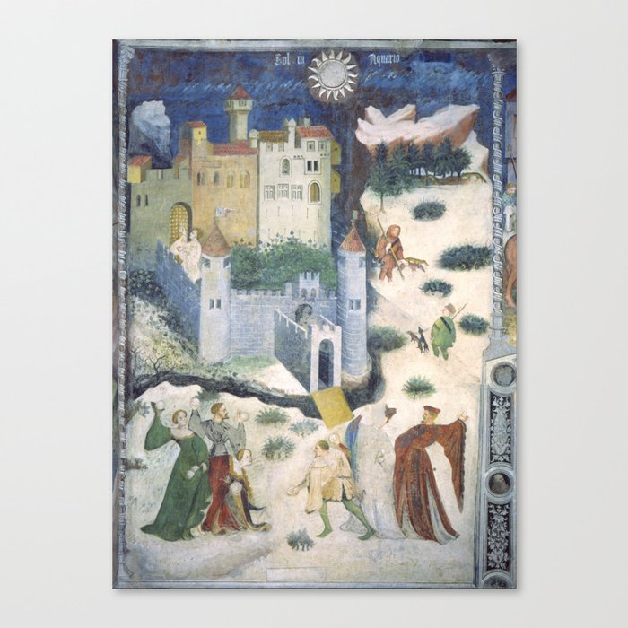 Medieval castle Canvas Print
