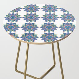 Yin yang flower mandala Side Table