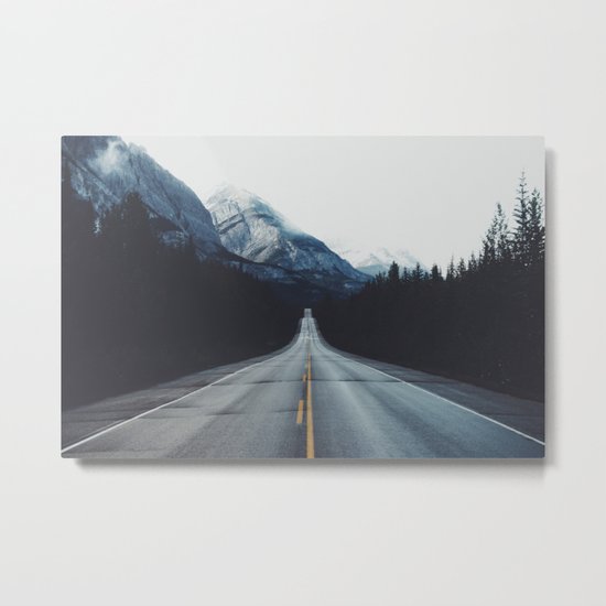 Mountain Road #forest Metal Print