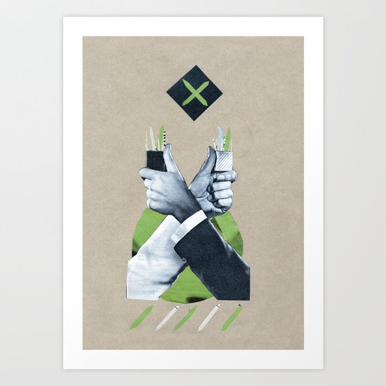 Service Toothpicks Art Print