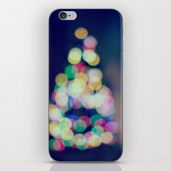 Blue Christmas iPhone & iPod Skin